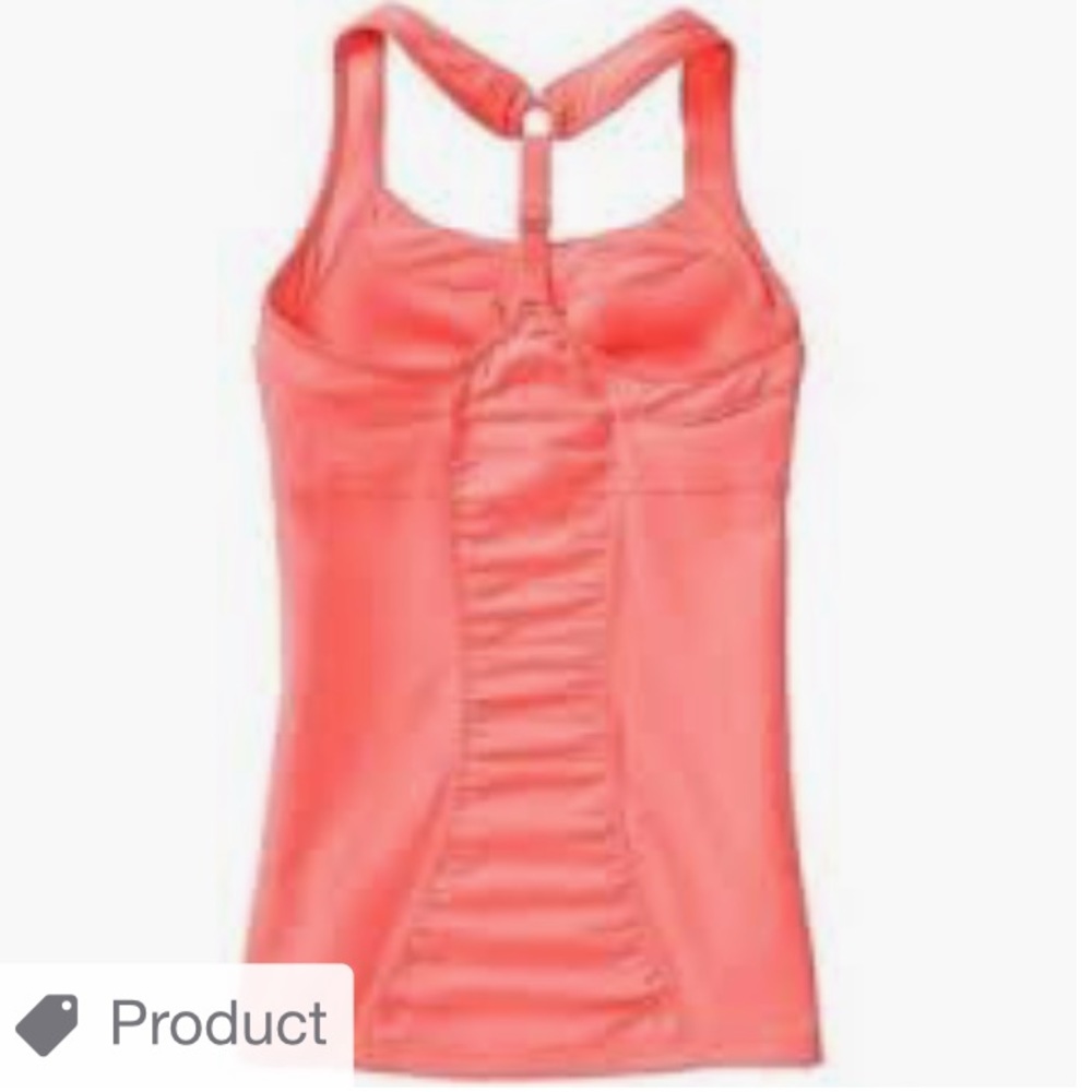 Athleta Peace of Mind Bra Inset Cami Light Coral - Picture 3 of 8